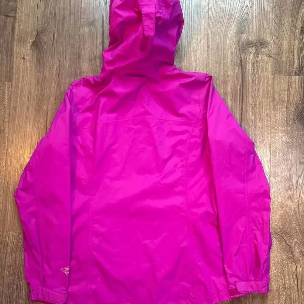 Columbia Omni-Tech Rain Jacket Pink Women's Medium